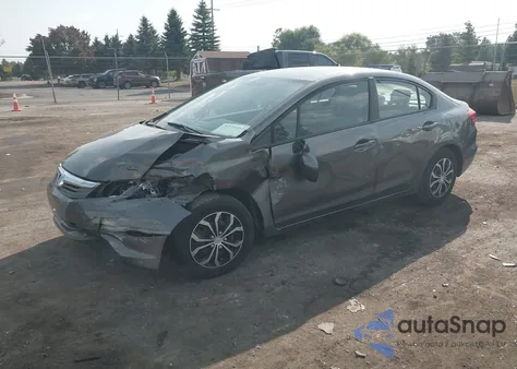 2012 Honda Civic Lx из США, поврежденный, VIN 19XFB2F50CE097733